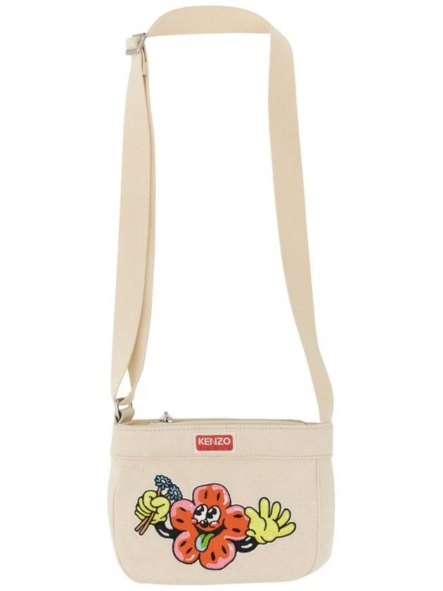 Boke Boy Small Cotton Cross Bag Beige - KENZO - BALAAN 2