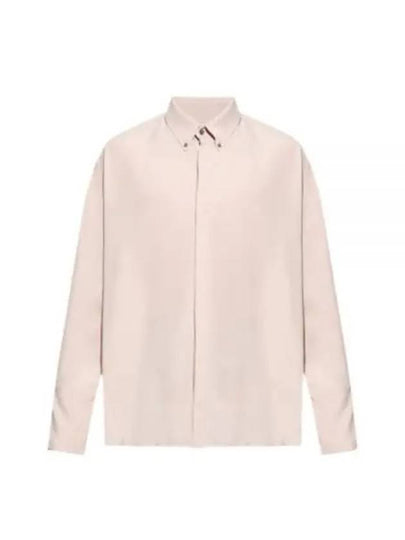 Alexandre Mattiussi Silk Blend Long Sleeve Shirt Pink - AMI - BALAAN 2