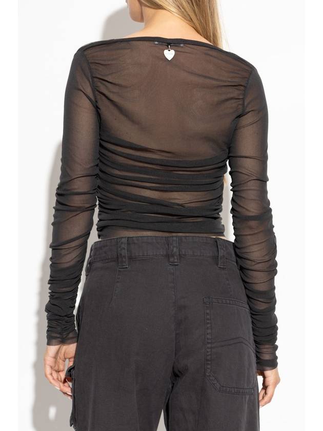 mesh blouse gray - ACNE STUDIOS - BALAAN 5