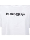 Logo Print Cotton Short Sleeve T-Shirt White - BURBERRY - BALAAN 5