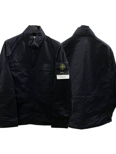 Hyper Dense Nylon Raso Field Jacket Dove Black - STONE ISLAND - BALAAN 2