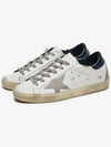 Superstar Heel Tab Low Sneakers White Navy - GOLDEN GOOSE - BALAAN 3