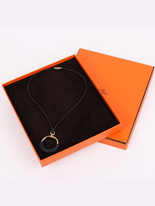 Loop bicolor petite necklace - HERMES - BALAAN 8