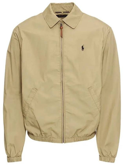 Men's Bayport Cotton Zip-Up Jacket Beige - POLO RALPH LAUREN - BALAAN 2