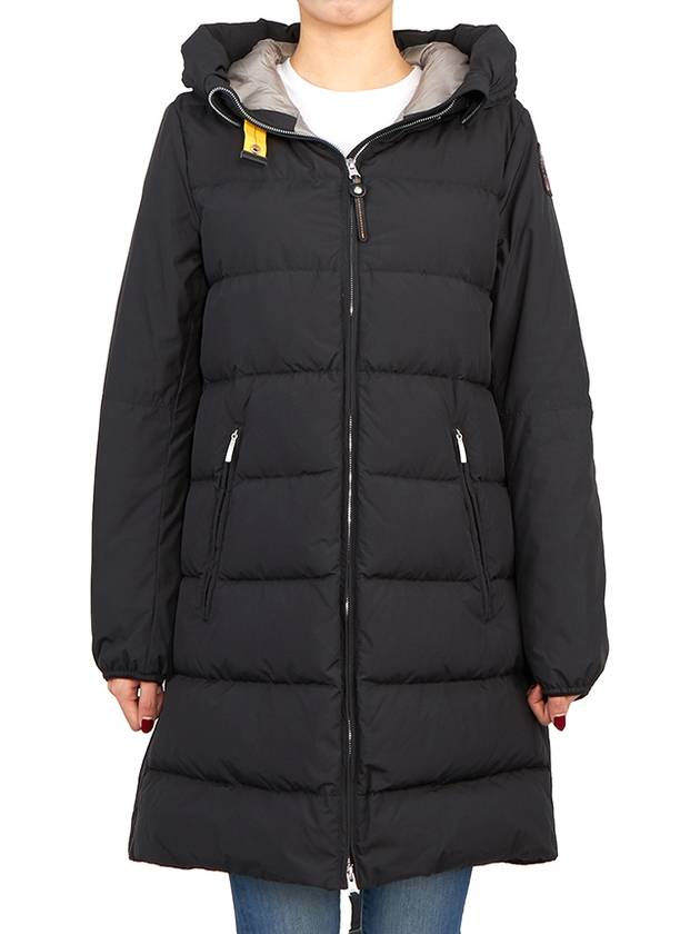 Women's Tracy Hooded Long Padded Black - PARAJUMPERS - BALAAN.