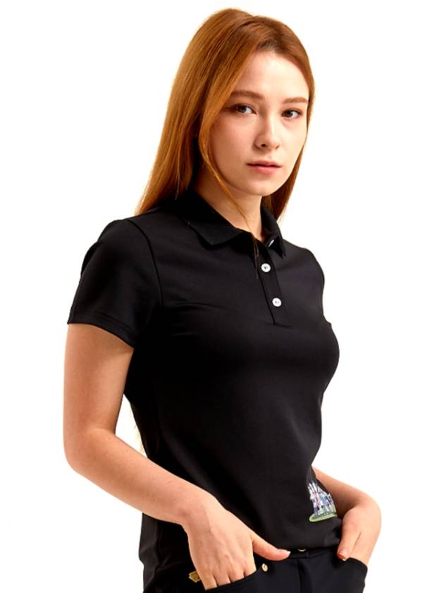 Golf character print t-shirt short sleeve golf wear - MULLIGUN - BALAAN 7