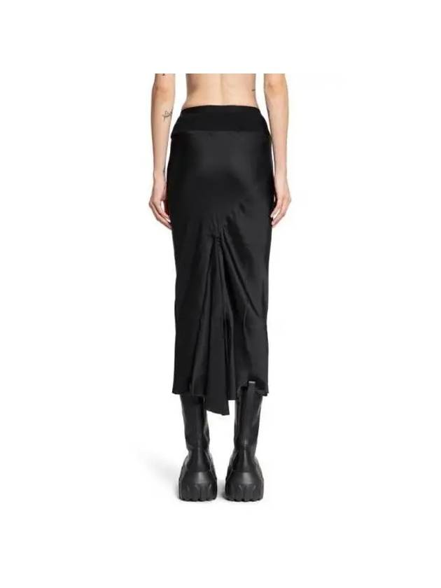 Rick Owens PORTERVILLE Viscose Skirt RP02D3334SCH 09 - RICK OWENS - BALAAN 2