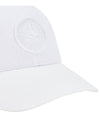 Logo Patch Ball Cap White - STONE ISLAND - BALAAN.