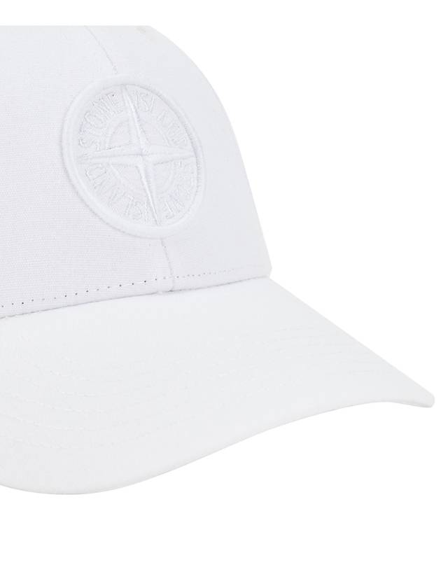 Wrap 6 Panel Ball Cap White - STONE ISLAND - BALAAN 6