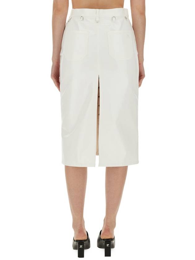 SKIRT WITH BUTTONS - COURREGES - BALAAN 3