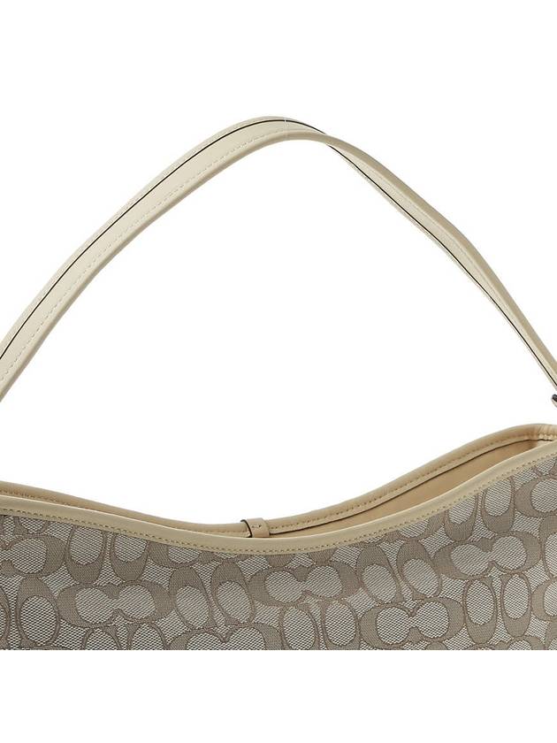 Signature Jacquard Tabby Hobo Bag C6659 STONE IVORY - COACH - BALAAN 8