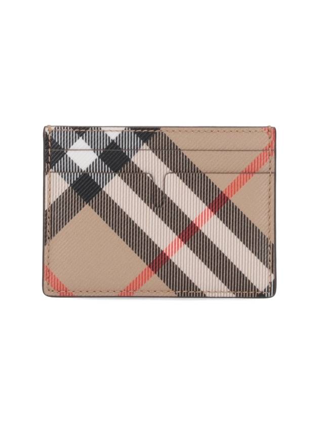 Check Card Case Wallet Beige - BURBERRY - BALAAN 2