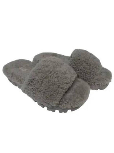 Women's Cosetta Curly Slippers Grey - UGG - BALAAN 1