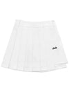 Warm Pocket Pleats Peach Brushed Pocket Pleated Skirt WHITE - MONBIRDIE GOLF - BALAAN 3