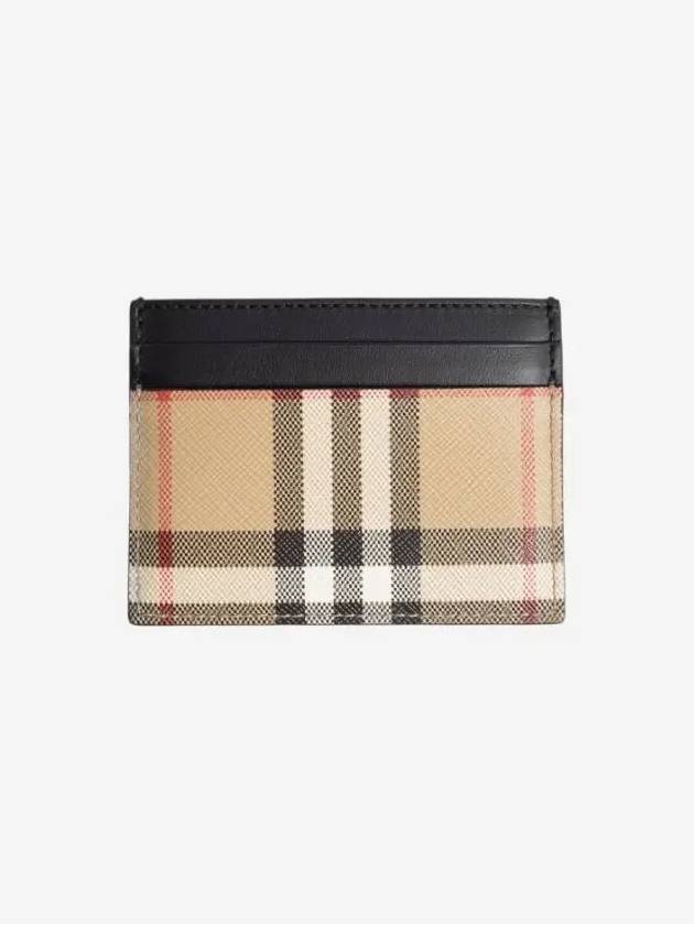 Vintage Check Card Wallet Beige - BURBERRY - BALAAN 2