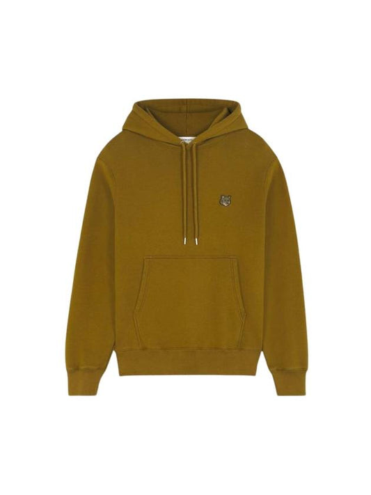 Bold Fox Head Patch Comfort Hoodie Khaki Green - MAISON KITSUNE - BALAAN 1