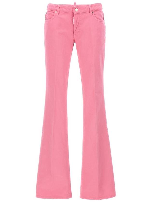 Denim Straight Pants S75LB0860S30811243 PINK - DSQUARED2 - BALAAN 2