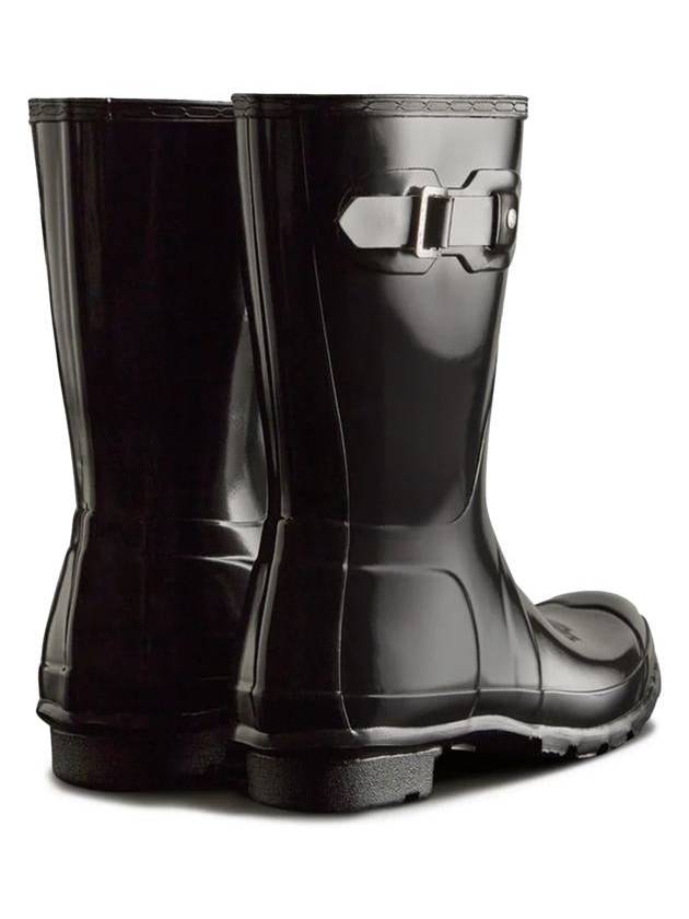 Original Short Gloss Rain Boots Black - HUNTER - BALAAN 4