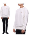 Chillax Fox Patch Classic Sweatshirt Ecru - MAISON KITSUNE - BALAAN 3