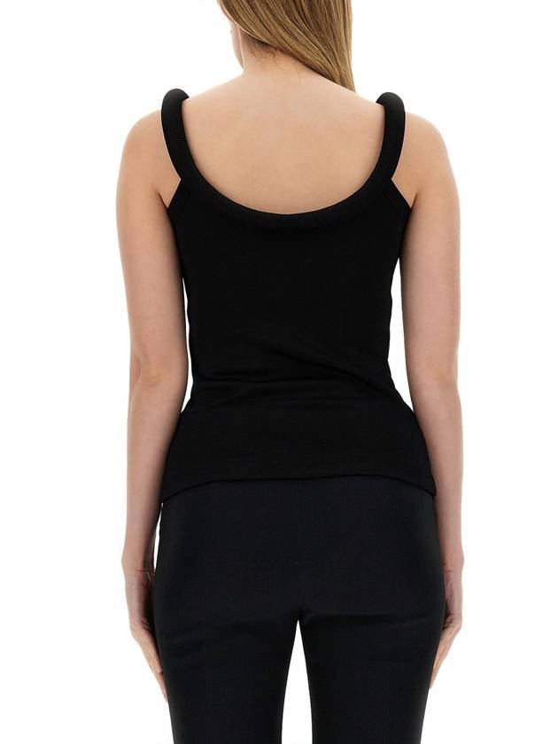 3D detail sleeveless ribbed top 785597QLADK_1000 - ALEXANDER MCQUEEN - BALAAN 4