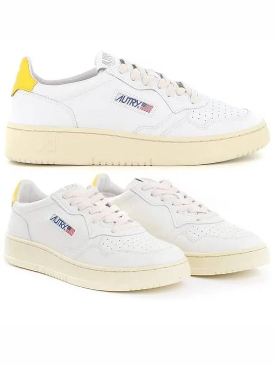 Men's Medalist Leather Low Top Sneakers White - AUTRY - BALAAN 2