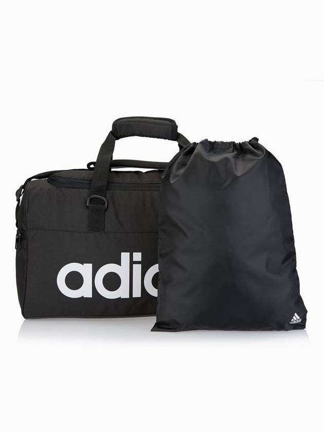 Linear Essential Travel Medium Duffel Bag Black - ADIDAS - BALAAN 10