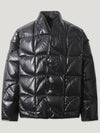 Black GLOSSY Detachable Quilted Jumper - IRO - BALAAN 1