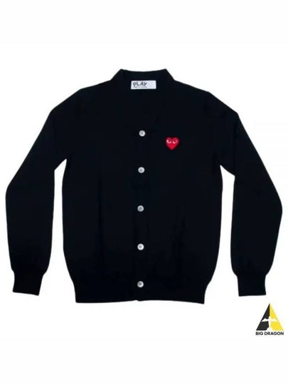 Heart Wappen Cardigan Black - COMME DES GARCONS - BALAAN 2