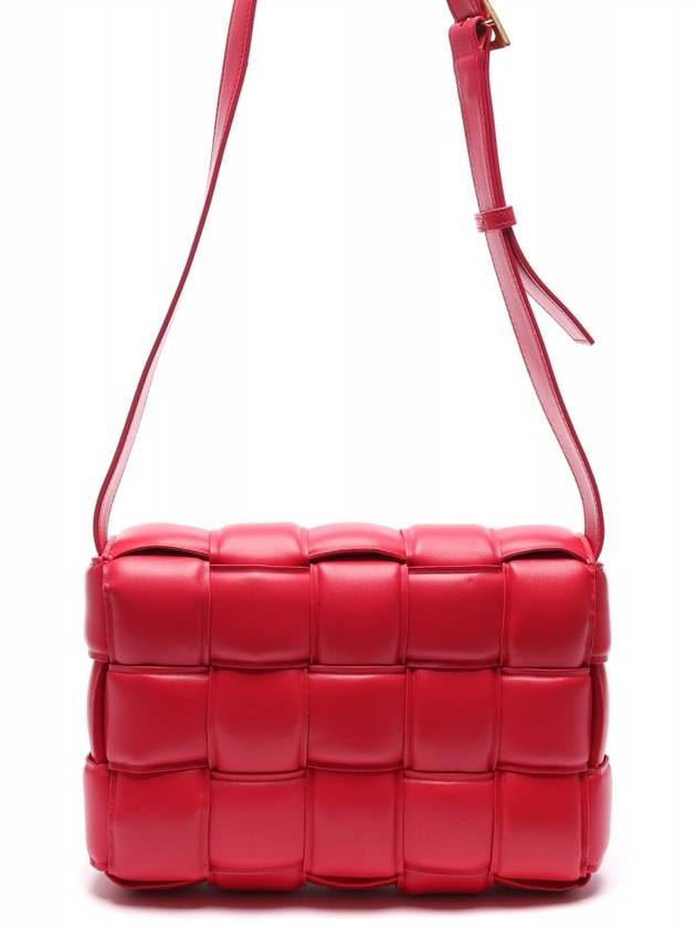 Gold Padded Cassette Cross Bag Strawberry - BOTTEGA VENETA - BALAAN 5