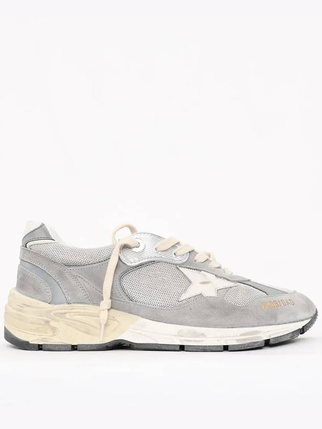 Dad-Star Low Top Sneakers Grey Silver White - GOLDEN GOOSE - BALAAN 3