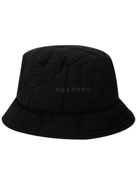 Nylon Metal Econyl Regenerated Nylon Bucket Hat Black - STONE ISLAND - BALAAN 2