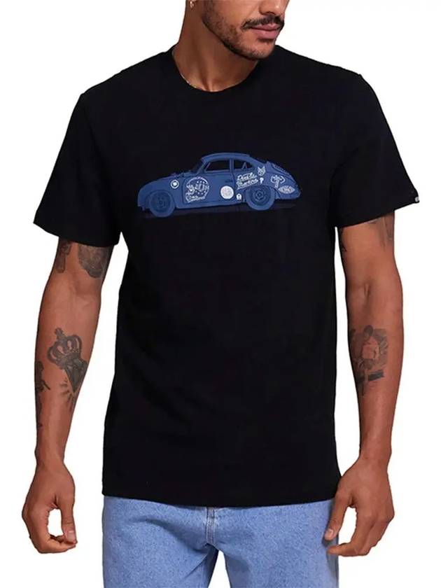 Deus Men s 356 Porsche Short Sleeve T Shirt DMP241438C BLK - DEUS EX MACHINA - BALAAN 4