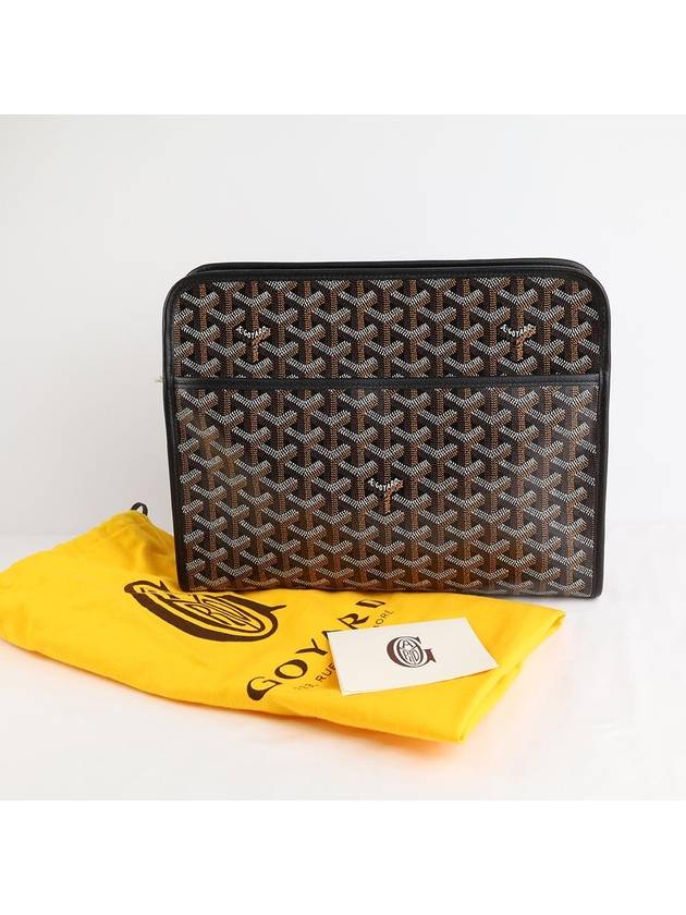 Jouvence GM Toilet Clutch Bag Black - GOYARD - BALAAN 9