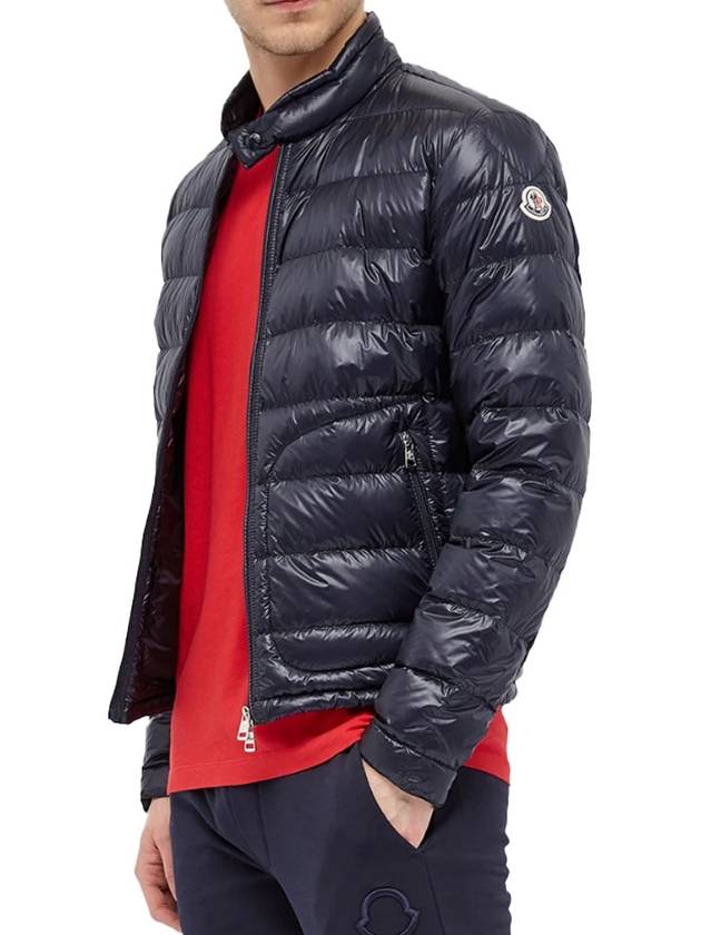 Acorus short down padded jacket navy - MONCLER - BALAAN 3