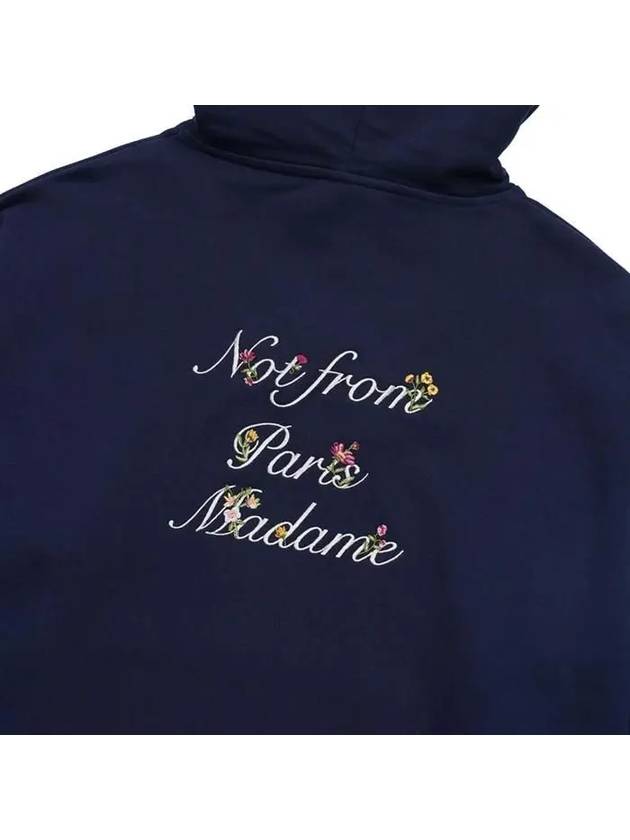 Drold Monsieur LE Slogan Hooded Sweatshirt HO141 CO001 NY - DROLE DE MONSIEUR - BALAAN 5