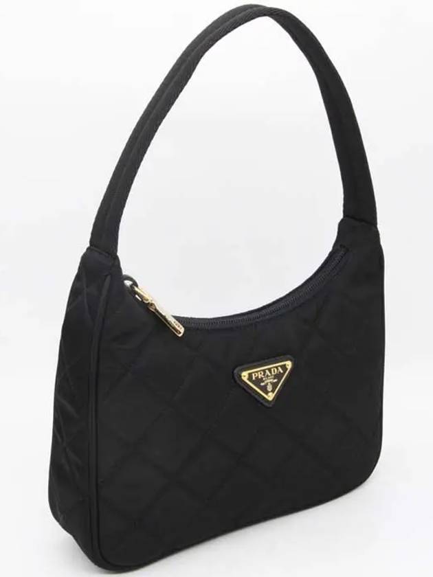 Nylon Quilted Hobo Tote Bag Black - PRADA - BALAAN 3