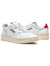 Action Red Tab Low Top Sneakers White - AUTRY - BALAAN 3