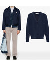 Maison Kitsune Bold Fox Head Patch Men s Cotton Cardigan MM00506 P476 - POLO RALPH LAUREN - BALAAN 1