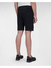 Light Fleece Regular Shorts Black - CP COMPANY - BALAAN 5