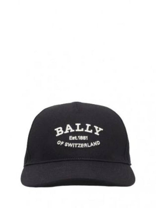 Hat Logo Embroidered Ball Cap - BALLY - BALAAN 1