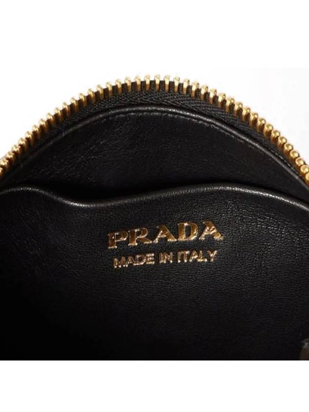 Arque Leather Shoulder Bag Black - PRADA - BALAAN 5