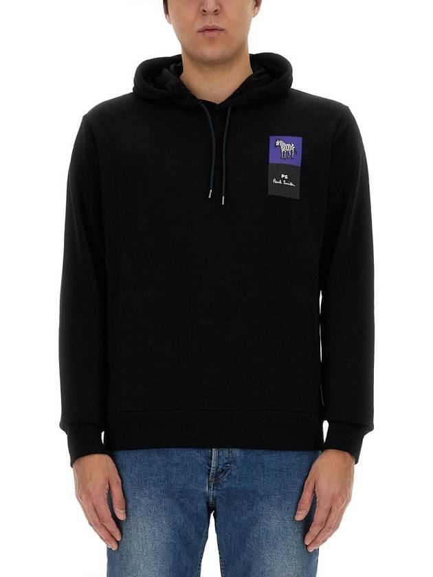 PS by Hooded Sweatshirt M2R 694R MP4542 79 BLACK - PAUL SMITH - BALAAN 2