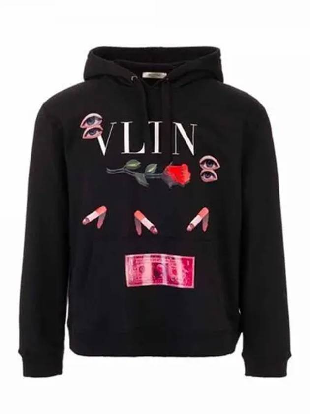 Emilio Villava Hoodie Black - VALENTINO - BALAAN 2