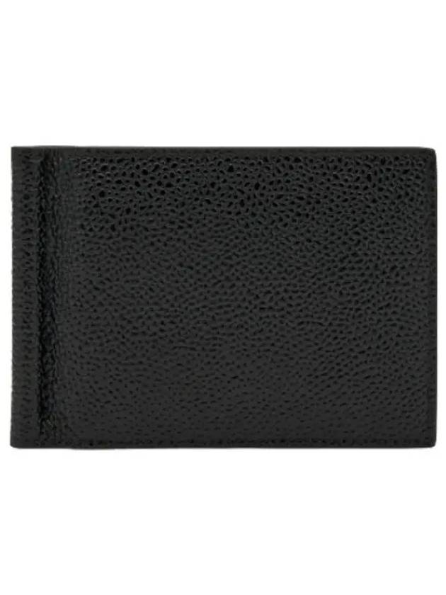 Classic Money Clip Wallet Black - THOM BROWNE - BALAAN 1