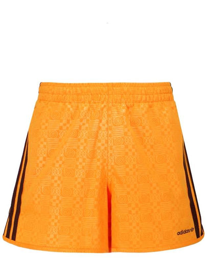 Sprinter 3 Stripes Embossed 80s Shorts Orange - ADIDAS - BALAAN 2