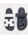 Chypre Sandals Calfskin Black 39 5 H222000ZH - HERMES - BALAAN 3