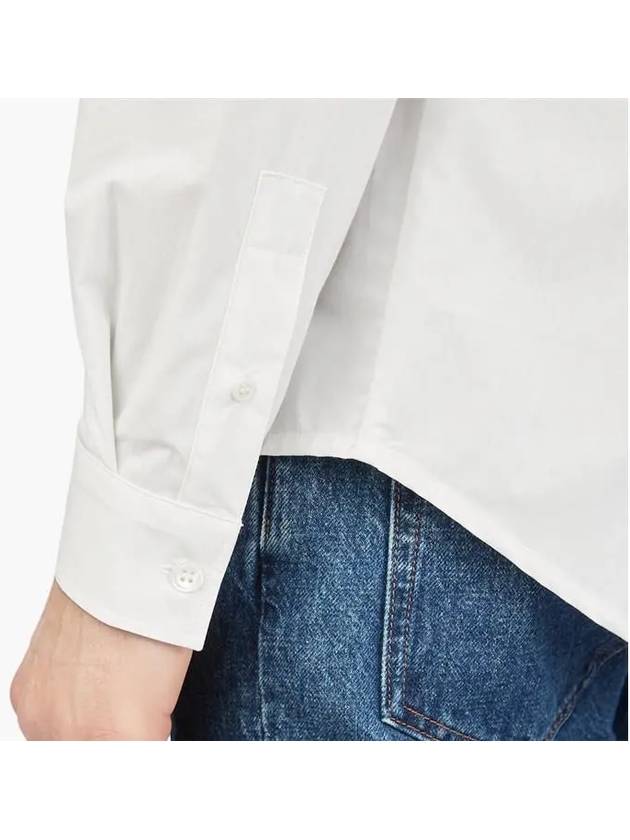 Edouard Long Sleeve Shirt White - A.P.C. - BALAAN 5