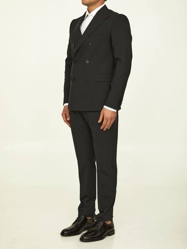 Black Stretch Wool Suit - TONELLO - BALAAN 2