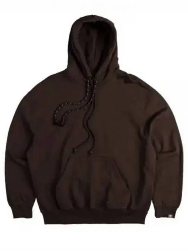 24 IY9519 BROWN logo printing hooded sweatshirt - SONG FOR THE MUTE - BALAAN 1