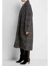 ELAYO wool check coat black 20AMA0770 20A022E - ISABEL MARANT - BALAAN 4